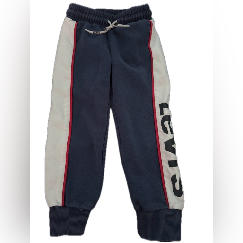 2/12$ Levi's Kid Toddler Navy Jogger Pants 3-4Y (XS)